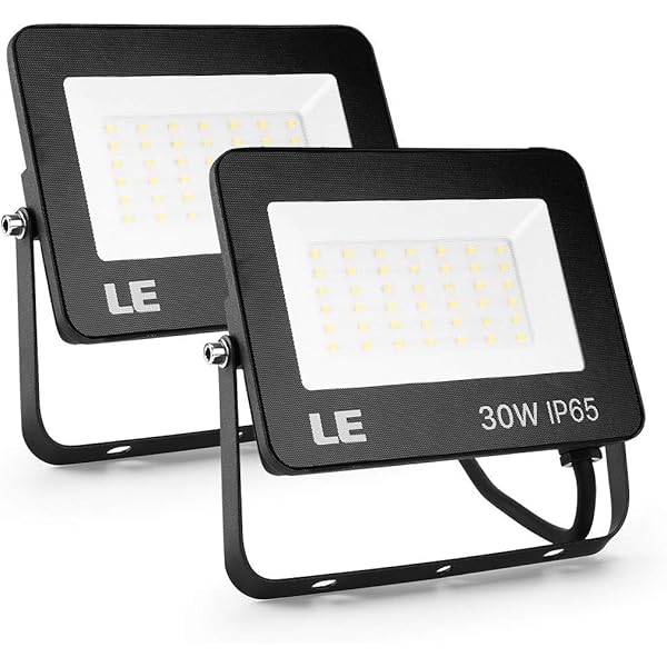 LE Foco LED de 30W, 3000 lúmenes, IP65 resistente al agua, Foco ...