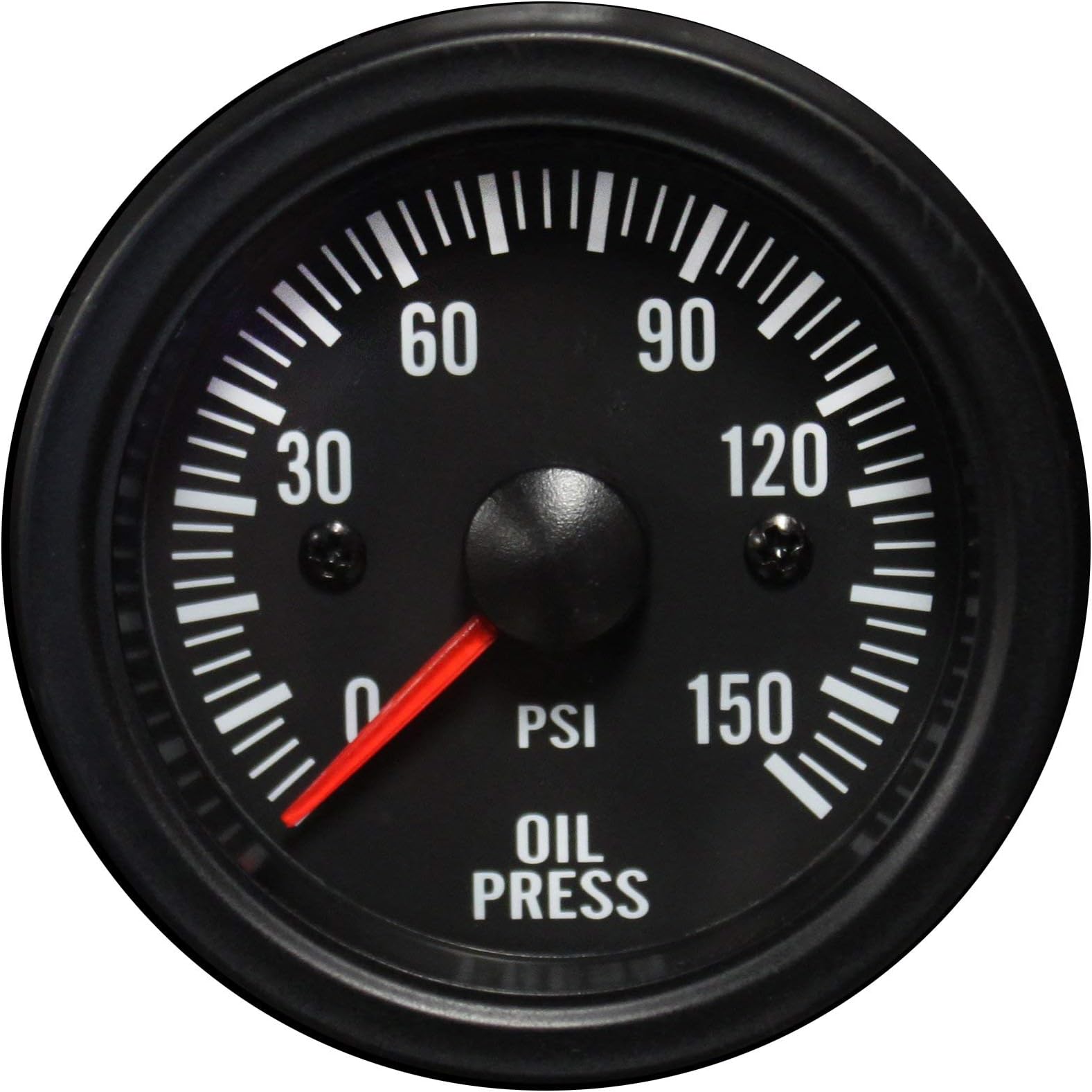 proSPORTPSTOP270-12 Electrical Oil Pressure Gauge 52mm W/Sendr White LED