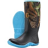 HISEA Women's Rain Boots, Knee High Rubber Boots Waterproof Insulated Neoprene Mud Boots, Anti-Slip Outdoor Work Boots for Hunting Gardening Farming Yard Working, Size 6-11