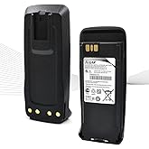 elxjar (2-Pack) 7.4V 1480mAh NiMH Battery Replacement for Motorola PMNN4065, XPR6350, XPR6550, XPR6580 Two-Way Radios, Rechargeable Battery Pack for Radio Communication