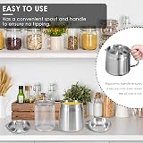 Guniata Stainless Steel Deep Fat Fryer Strainer Pot with Filter Lid 2L view 4