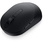 Dell Advanced Wireless Compact Mouse - MS510 - Battery Type AA, (DPI) Adjustable at 1000, 1600 (Default), 2400 and 4000, Buttons 7, Run Time 36 Months, 1 Year Advanced Exchange Service, Black