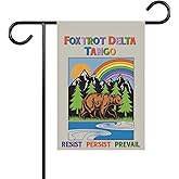 Fdt Foxtrot Delta Tango Resist Presist Prevail Garden Flag - Anti Donald Tru Yard Flag - Subtle F*Ck Donald Tru Sign - Good Ideas Outdoor Decoration And Garden Terraces - Outdoor Yard Banner
