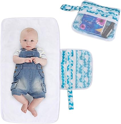 Amazon Luxja 防水オムツ替えシート ポケット付き 45x75cm 持ち運びカンタン 外出用 家用 クリスマス ギフト クジラ おむつ取替えマット ベビー マタニティ 通販