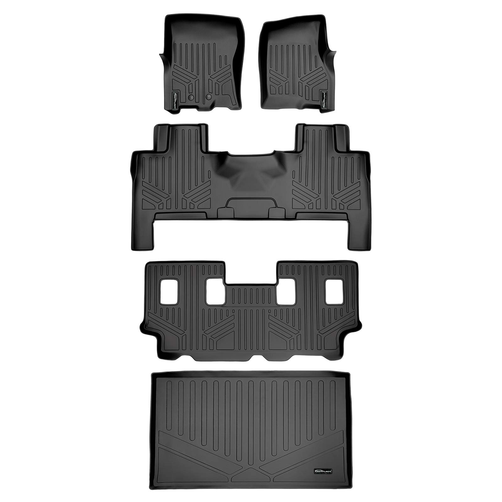 Photo 1 of MAXLINER Floor Mats and Cargo Liner Behind 3rd Row Set for 2011-2017 Ford Expedition EL