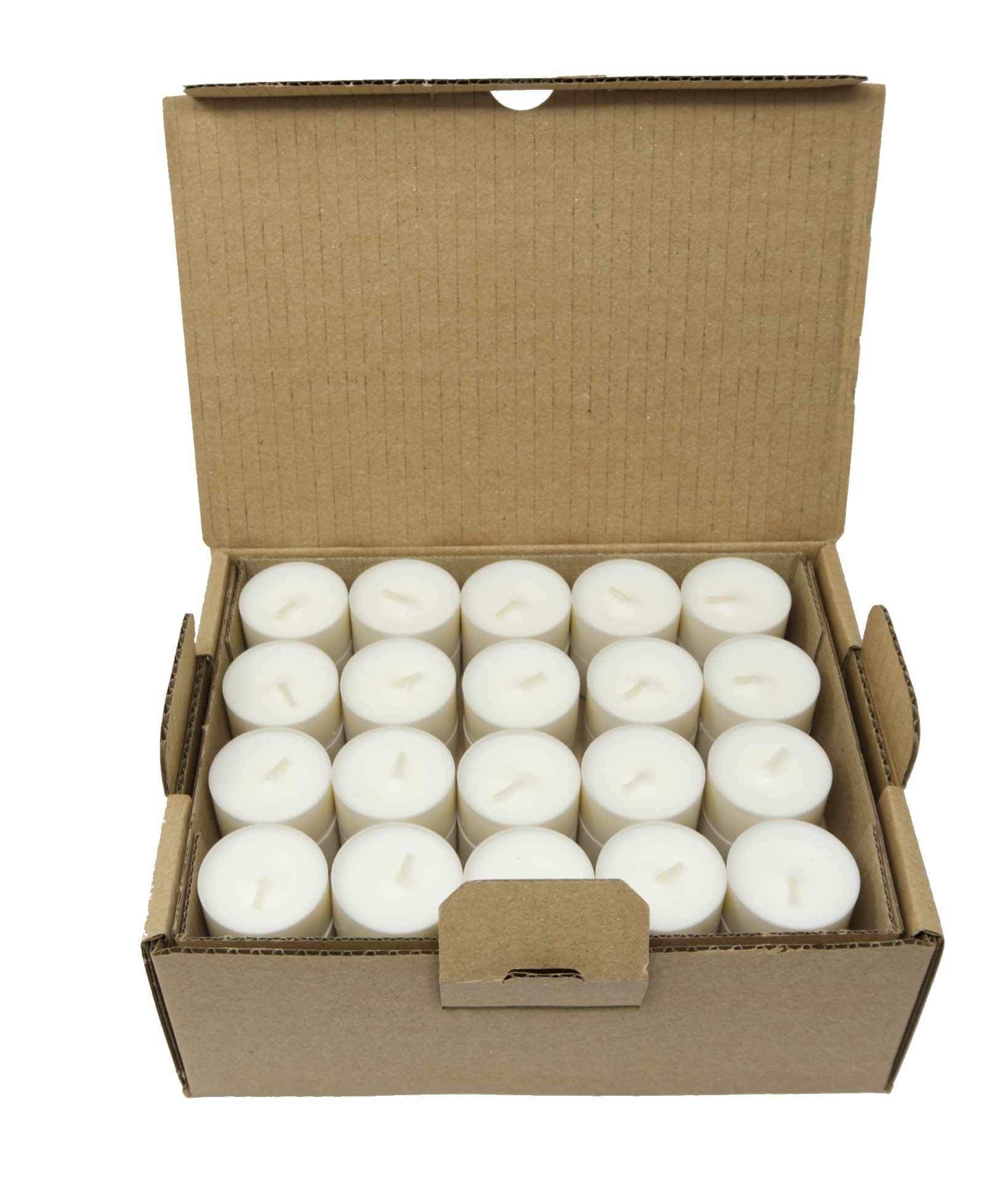 Coraz Home – 80 Pack Compostable Tea Lights – 6-Hour Burn Time – Natural Rapeseed Wax Tealights – Eco-Friendly Unscented Candles – Plastic Free Biodegradable Cup – Non-Toxic & Paraffin Free