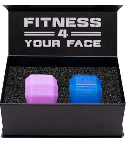 Jawline Exerciser For Men & Women – 3 Resistance Levels (6 Pcs) Silicone Jaw