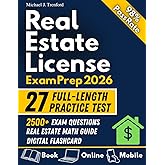 Real Estate License Exam Prep: Ace Your Exam on the First Try – All-in-One Study Guide with Digital Flashcards, Math Review & Full Practice Tests for Complete Confidence