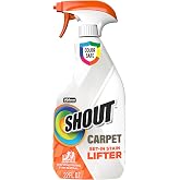 Shout Carpet Set-In Stain Lifter Spray, Rug &amp; Carpet Cleaner, Color Safe and Fast Acting Spot &amp; Stain Remover, 22 oz Trigger Spray