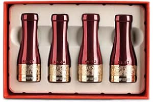 WASEEDS Cigar Mouthpiece Set for Men and Women Cigar Holder with 4 Size (Color:Red)