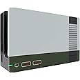 eXtremeRate Custom Soft Touch Grip Faceplate for Nintendo Switch Dock, Classics NES Style Patterned DIY Replacement Housing Shell for Nintendo Switch Dock - Dock NOT Included