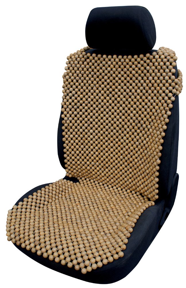 Cora 000127406 Seat Cover Wooden Beads Natural
