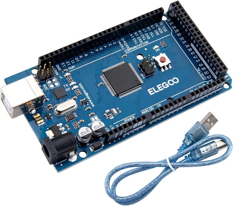ELEGOO MEGA R3 Board ATmega2560 16AU USB Cable Arduino IDE Compatible RoHS