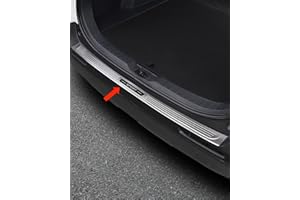YAKANEY for 2023 2024 2025 Toyota RAV4 Rear Bumper Protector, Trunk Door Sill Protector Cover, Real 304 Stainless Steel Plate Guard for RAV 4 2019 2020 2021 2022 -Silver