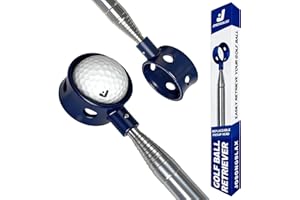 Josongslax Golf Ball Retriever Telescopic, Thicken Stainless Steel Shaft with Non-Slip Rubber Grip, 9FT/14.5FT Water Golf Ball Picker, The Best Accessory Gift for Men and Women Golfers