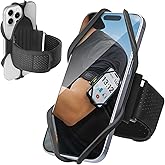 BONE Run Tie 3, Running Phone Armband, Skin-Friendly Silicone Sport Armband with Dual Layer Structure for Heat-Dissipation, Workout Phone Holder for iPhone and 4-7"-7.2" Smartphones (Size L)