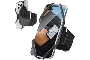 BONE Run Tie 3, Running Phone Armband, Skin-Friendly Silicone Sport Armband with Dual Layer Structure for Heat-Dissipation, W