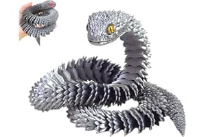 Articulated Animals - Articulated Fidget Toys - 2 5 Ft 3D Printed Snake with Flexible Joints for Party Home Decoration Birthd