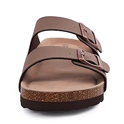 ODOLY Unisex Cork Footbed Slide Sandal, Arch