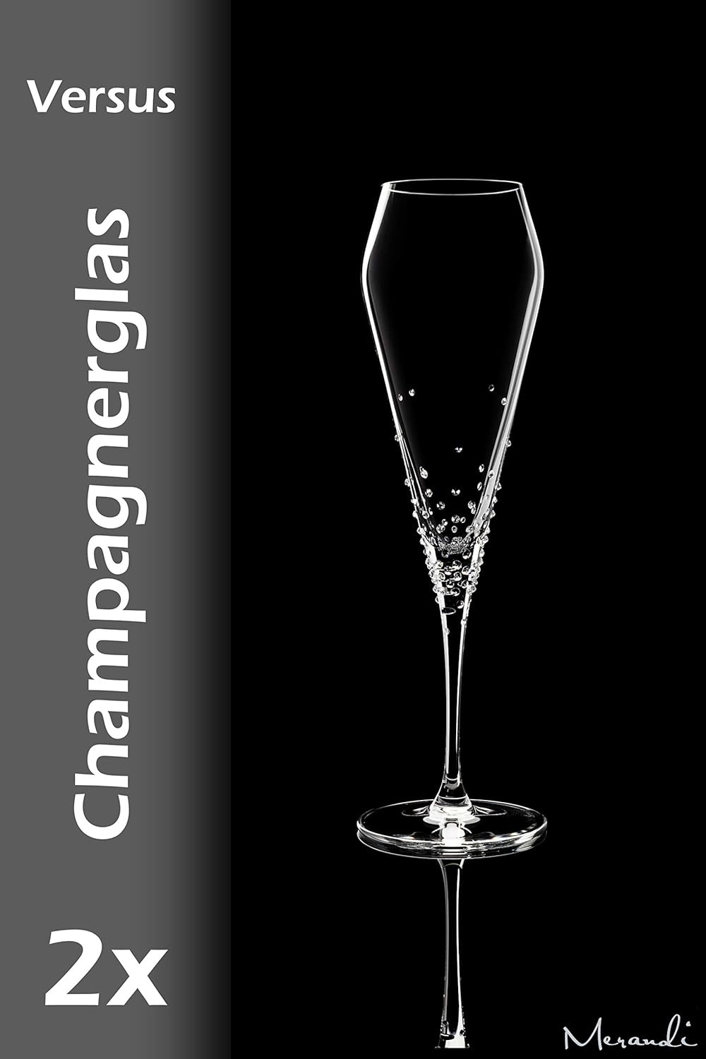 bicchiere da champagne per uomini