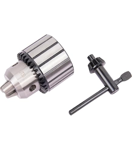 Mandrin à Clé 1/2 Pouce Avec Cône MT1 - Pour Perceuse, Tour à Bois - Compatible WEN 3420T/3421