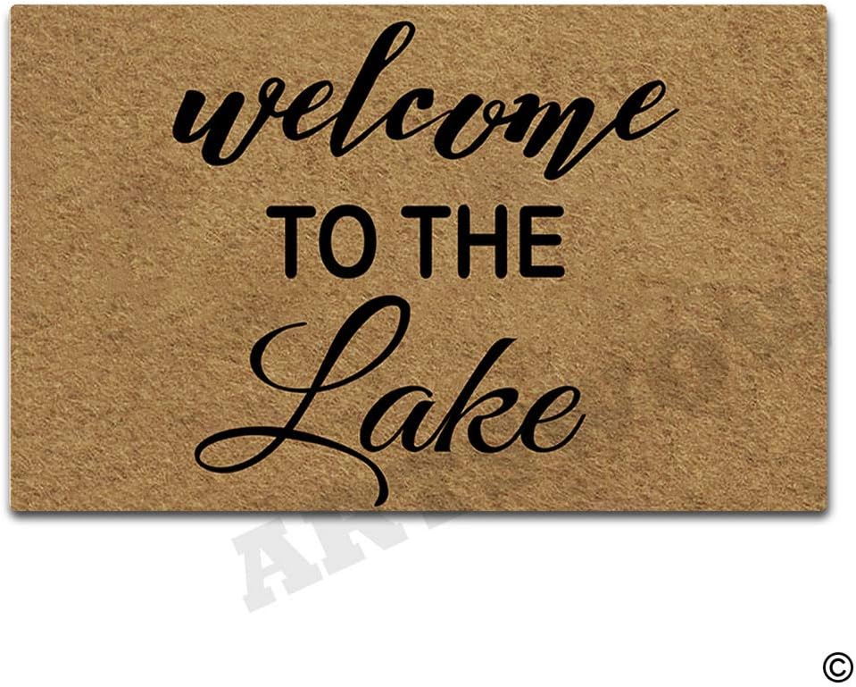 Artswow Door Mat to The Lake Funny Doormat