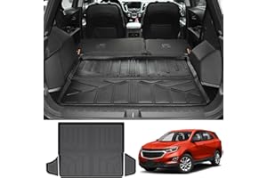 Utiiy Cargo Liner Compatible with 2018-2024 Chevrolet Equinox&GMC Terrain Cargo Mat All Weather Trunk Mat Anti-Slip Trunk Liners for 2018-2024 Chevy Equinox/GMC Terrain