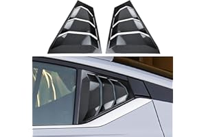 DLOVEG Rear Side Window Louvers Compatible for 2019 2020 2021 2022 2023 Nissan Altima Accesories Sport Style Air Vent Scoop Cover Louver (Carbon Fiber Pattern)