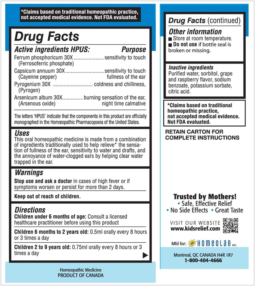 Kids Relief Ear Relief: Health & Personal Care