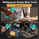 Sondiko Kitchen Blow Torch S907 with Fuel Gauge 1371C Adjustable Flame view 6