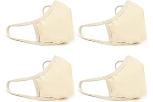 ECOMADE ARENA ECOMADE ARERNA Fashion Protective Face Mask Dust Cotton Washable Reusable Mask with Replacement Filter Pocket, Made in Korea Beige