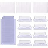 Hanging File Folder Tabs - 200 Sets Insertable Quick Identification Plastic Hanging Folder Tabs - 2 inch Hanging File Inserts File Folder Labels