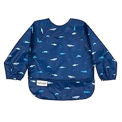 Tiny Twinkle Mess Proof Baby Bib,Waterproof Smock