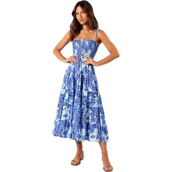 lace up front midi dress Lace-Up Straps Tie Front Floral Bodycon Dress(Petite Version), GF / XS