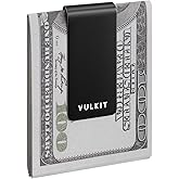 VULKIT Money Clip Stainless Steel Cash Holder EDC Accessories Men's Money Clips