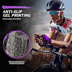 HTZPLOO Bike Gloves - Cycling & Biking Gloves for