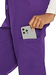 floralhue Scrubs for Women, V-Neck Scrubs Top
