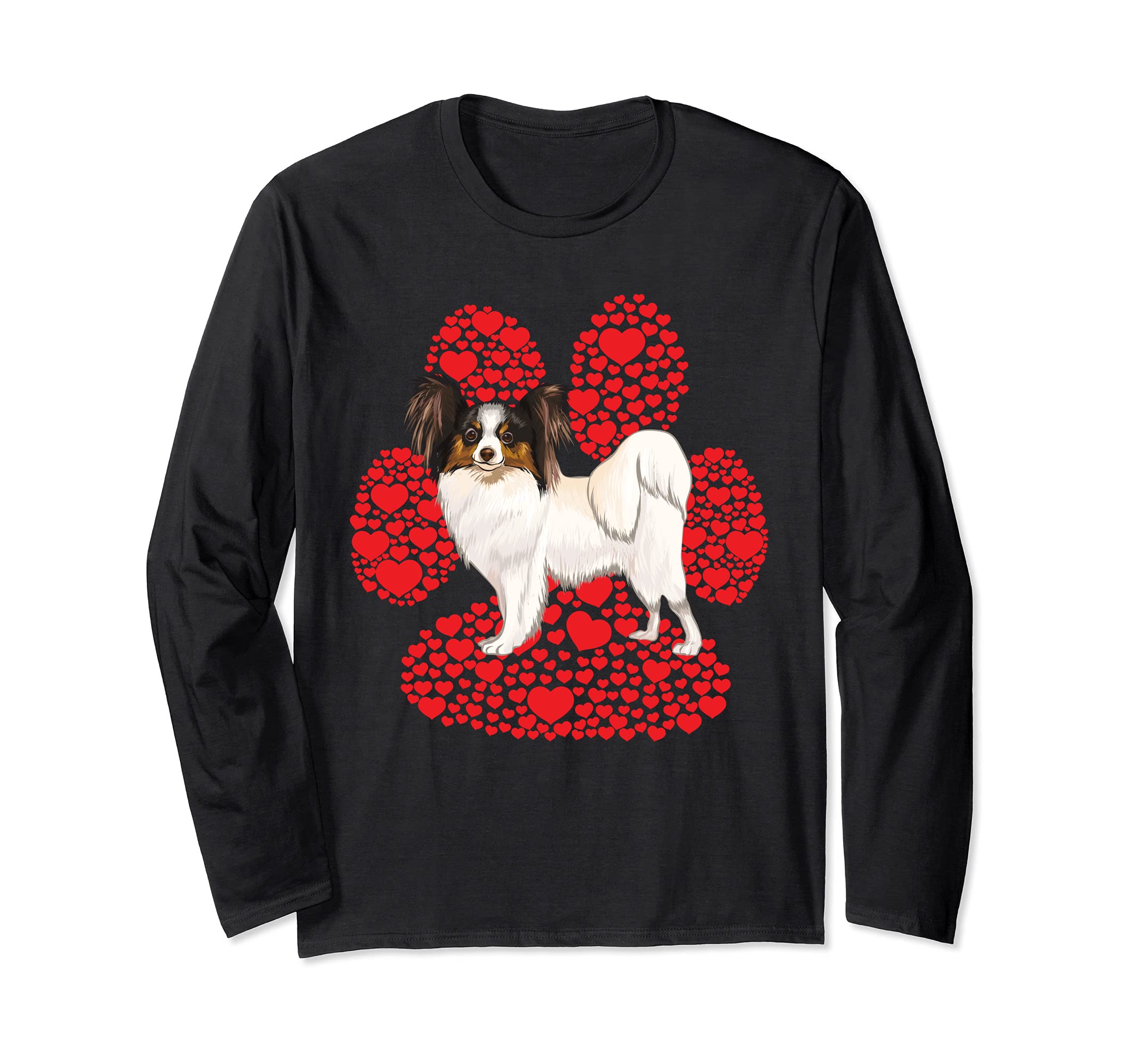 Soft Coated Wheaten Terrier Valentines Day Dog Love Paw Long Sleeve T-Shirt