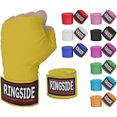 Ringside Mexican Style Boxing Hand Wraps 180" | Semi-elastic cotton blend, thumb loop, hook-loop closure, wrist support, knuckle coverage, for boxing, MMA, Muay Thai