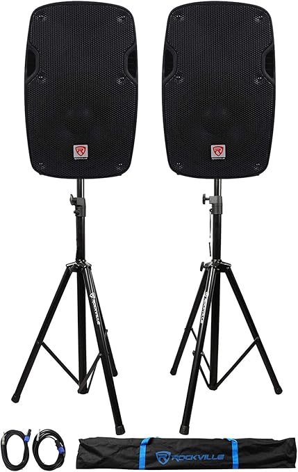 rockville passive speakers