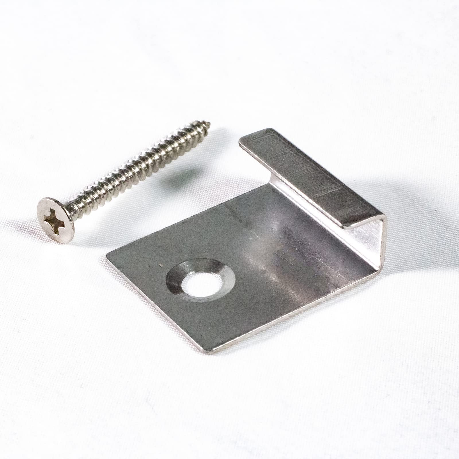 EasyComposite™ Composite Decking Starter Clips Hidden Fasteners Stainless Steel Fixings with Screws (60)