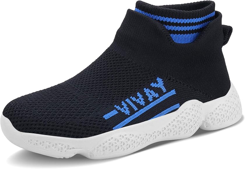 boys slip on running shoes