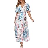 Maxigerui Women's Summer Floral Maxi Dress Spring Wedding Guest Dress 2026