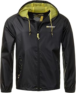 Geographical Norway Herren Regen Jacke Übergangs Windbreaker Outdoor Regenjacke