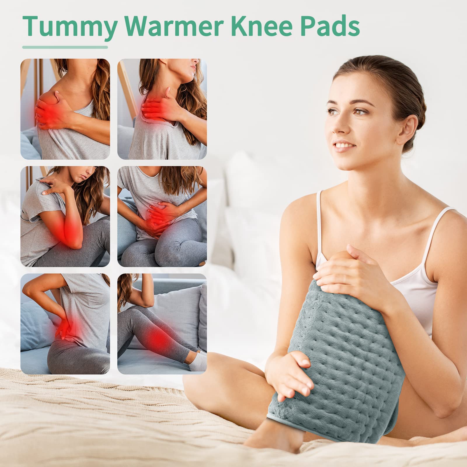 Kipiea 30"x16" Extra Large Electric Heating Pad 