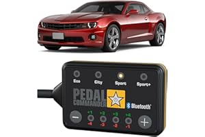 PEDAL COMMANDER Throttle Response Controller Compatible with Chevrolet Camaro 2009-2015, Plug-and-Play, 4 Modes 36 Sensitivity Levels, App Control Anti-Theft, Performance Upgrade, Camaro Accessories