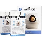 CatGenie 2+1 Supply Combo, 2 SaniSolution Cartridges + Washable Granules, Self Cleaning Cat Litter Box Refill Bundle, Compatible with CatGenie A.I, Fresh Scent