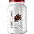 Metabolic Nutrition | Protizyme | 100% Whey Protein Powder | High Protein, Low Carb, Low Fat with Digestive Enzymes, 24 Essential Vitamins and Minerals | Chocolate Cake, 2 Pound