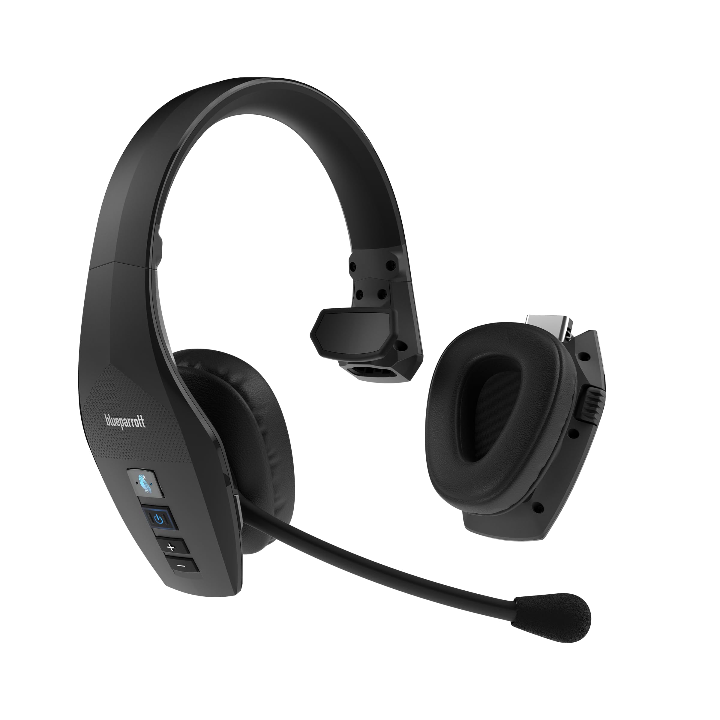 Photo 1 of BlueParrott S650-XT Bluetooth Wireless Headphones 96% Noise Canceling Over Head Trucker Headset with Mic, 2-in-1 Convertible Stereo to Mono with ANC, IP54-Rated Protection, 36 hrs. Talk Time, Black