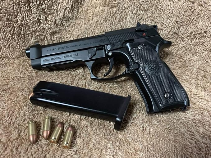 Amazon 新品 Beretta ベレッタ 金属製 ブラック 弾丸6発付き フルメタル M9m92 ミニチュアモデルガン ハンドガン 通販 Amazon 新品 Beretta ベレッタ 金属製 ブラック 弾丸6発付き フルメタル M9m92 ミニチュアモデルガン ハンドガン 通販